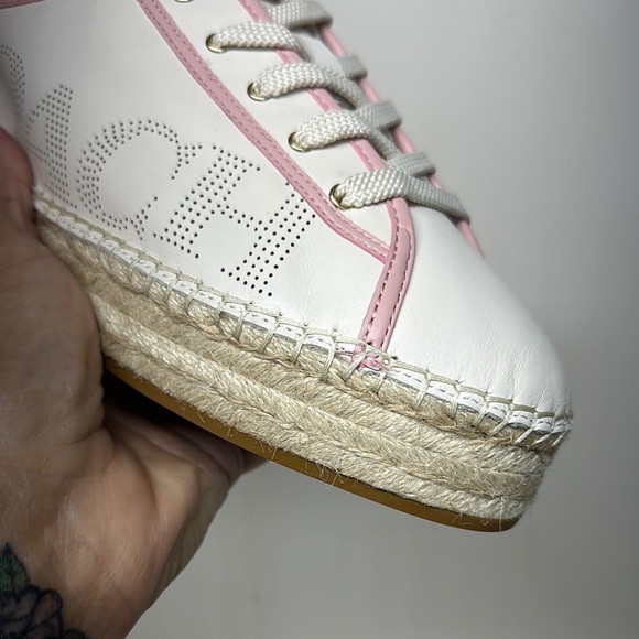Coach Pink and White Leather Sneakers Never Wore (see photos) - Picture 4 of 16